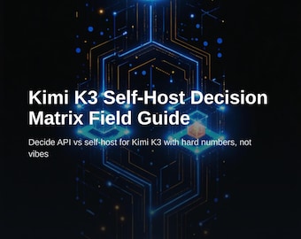 Kimi K3 Self-Host Decision Matrix: API vs Self-Host Cost Analysis