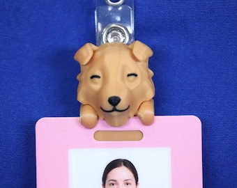 Distintivo Golden Retriever per amici - Infermiere, Ospedale, da far scorrere o agganciare al documento d'identità