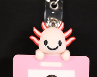 Axolotl Badge Friend - Infermiere, Ospedale, da far scorrere o agganciare all'ID