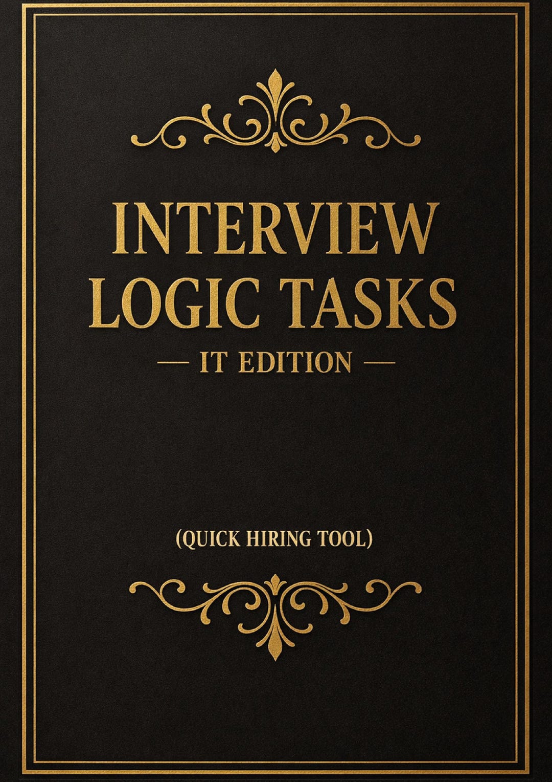 Interview Logic Problem Logical Interview Questions and Answers Workbook | HR Hiring Checklist ...