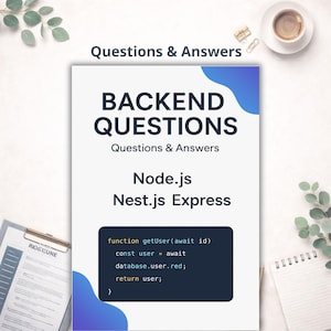 Backend Vorstellungsgespräch Fragen & Antworten | Node.js, Nest.js, Express | PDF zur Herstellung von Programmiergeräten