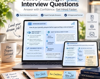 B2B Sales Manager Interview Questions & Answers | Enterprise and SaaS Sales Interview Guide | Behavioral + Situational