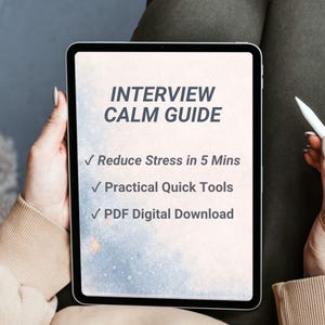 Job Interview Prep Guide, Interview Confidence Toolkit with Worksheets, Career Coaching Tools, Interview Anxiety Relief, STAR Method Prep