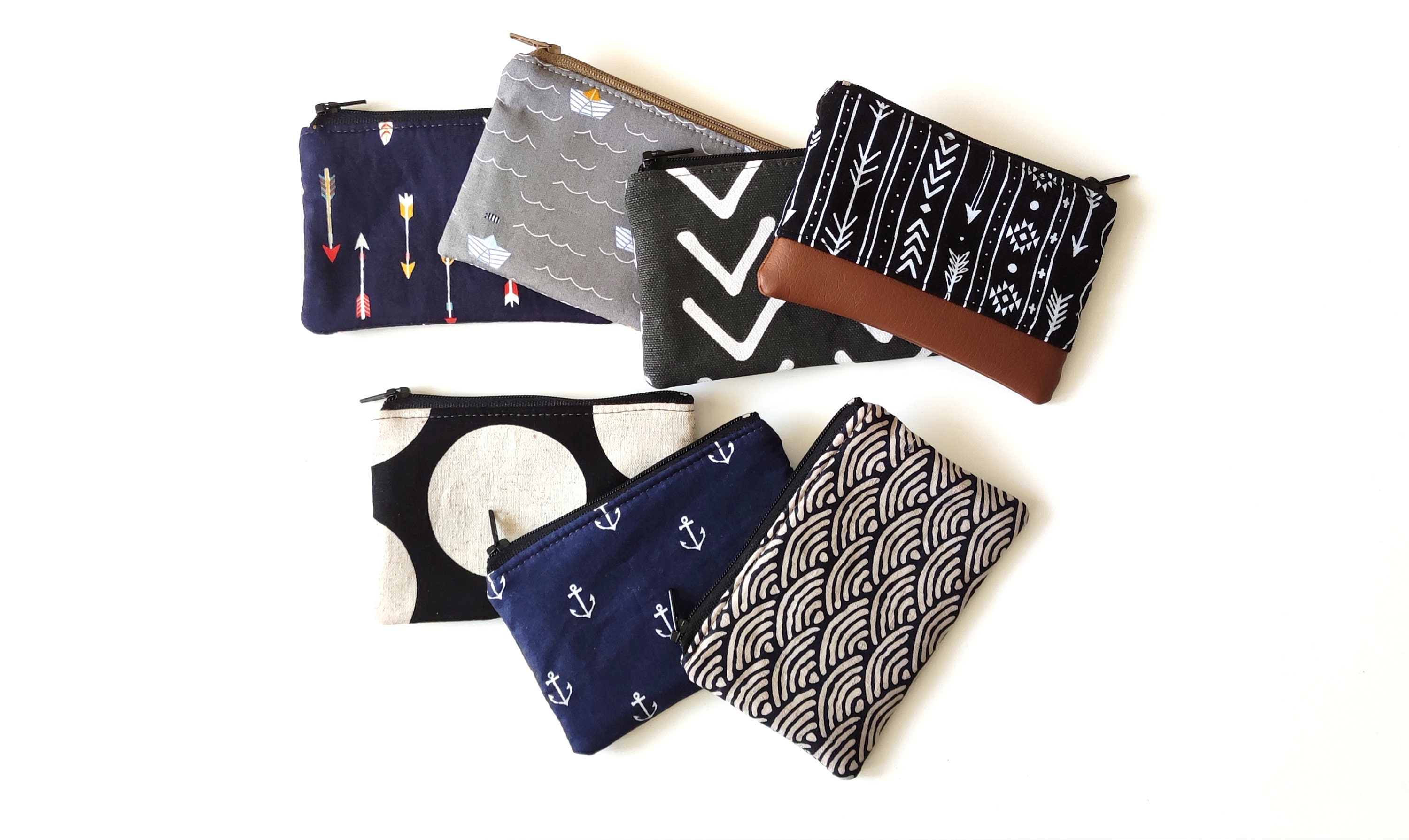 Mini Wallet, Coin Purse, Small Zipper Pouch, Card Holder, - Etsy