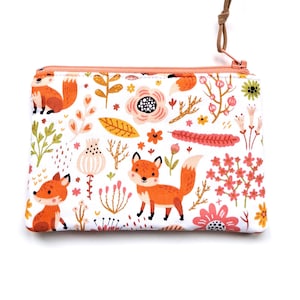 Kinder Geldbeutel, Kinder Geldbeutel, Mini Geldbörse, Geldbörse, Kartenhalter, Kinder Geschenke, Fuchs muster, Fuchs Druck, Wald