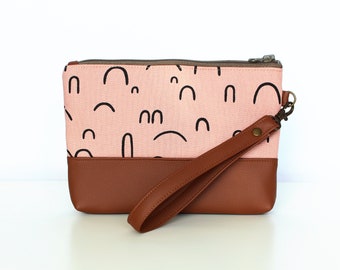 Handgelenktasche, Armband Clutch, Clutch Bag, Brautjungfer Geschenk, Telefon Wristlet