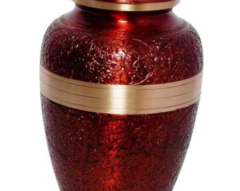 Urna funeraria personalizzata per ceneri umane, urna funeraria rettangolare in legno, urna artistica con scultura per donne, urna commemorativa personalizzata per adulti - Italia