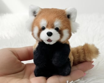 Handmade Red Panda Mini Plush | Keychain | Bag Charm | Collectible