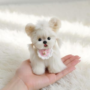 ESSA Handmade Yorkshire Terrier Dog Plush | Keychain | Bag Charm | Collectible | Stocking Gifts