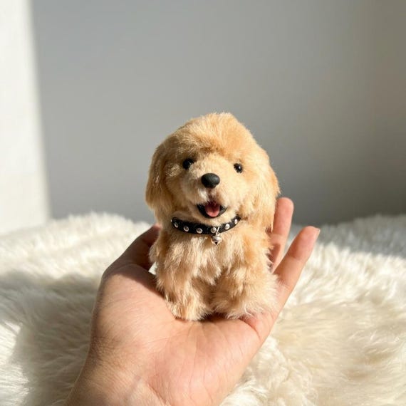 Handmade Golden Retriever Mini Plush | Dog Keychain | Bag Charm | Collectible | Dog Keepsake Gifts