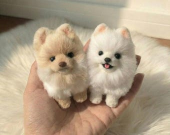 Handmade Pomeranian Mini Plush | Keychain | Bag Charm | Dog Keepsake Gifts