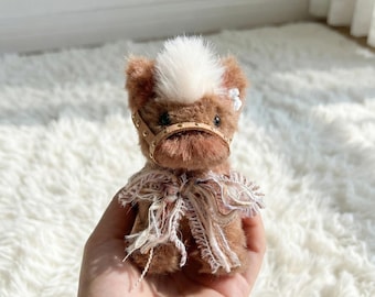 Handmade Horse Mini Plush | Pony Keychain | Bag Charm | Collectible | Home Decor