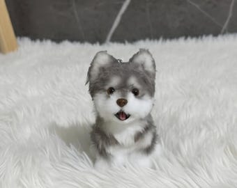 ハンドメイドのアラスカン・マラミュート ミニぬいぐるみ | 犬用