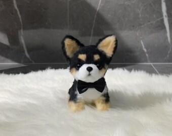 手作りチワワのミニぬいぐるみ | 犬用キーホルダー | バッグチャーム