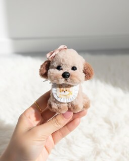 ハンドメイドのトイプードルミニぬいぐるみ | キーチェーン | バッグ