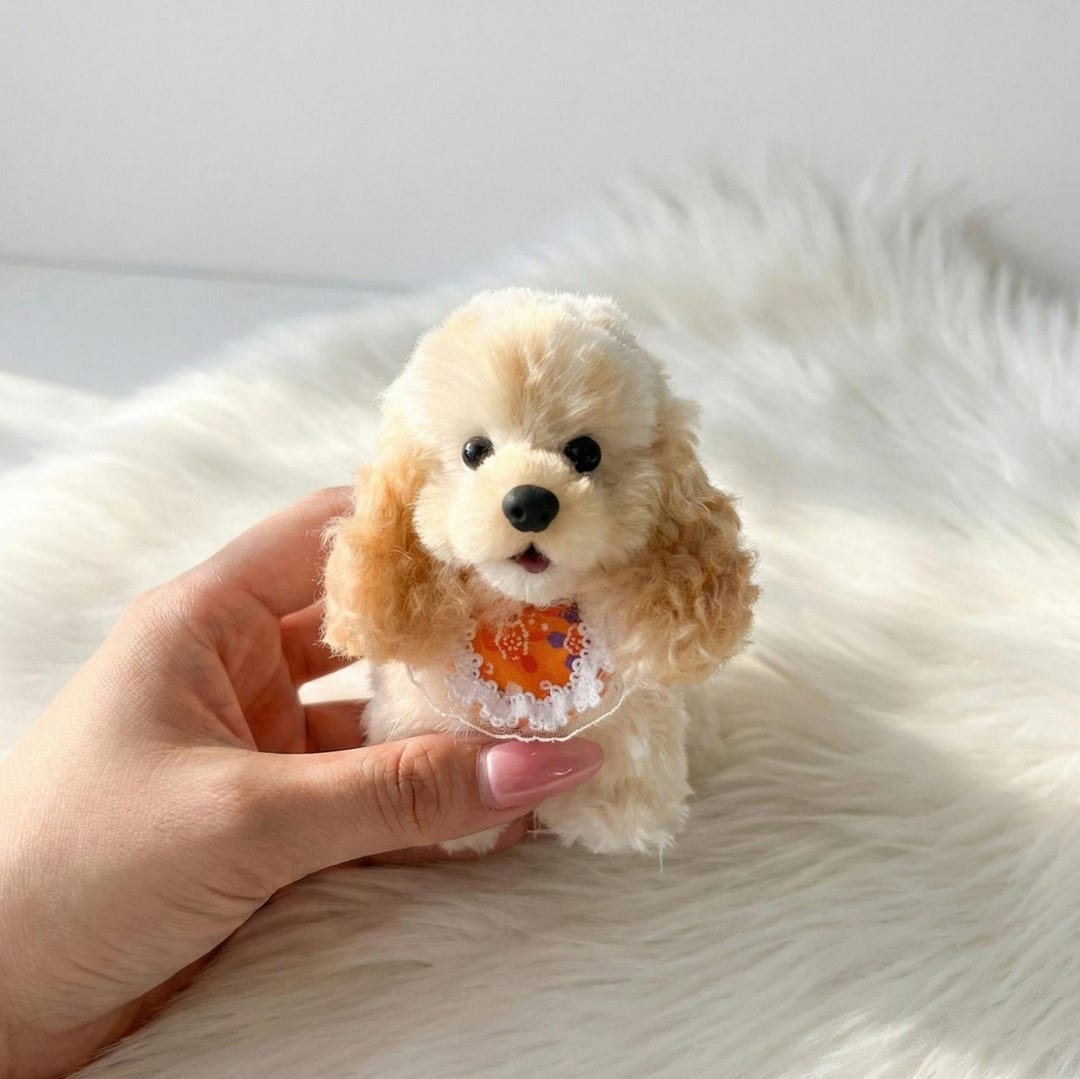 Handmade Cockapoo Mini Plush | Keychain | Bag Charm | Collectible | Dog ...