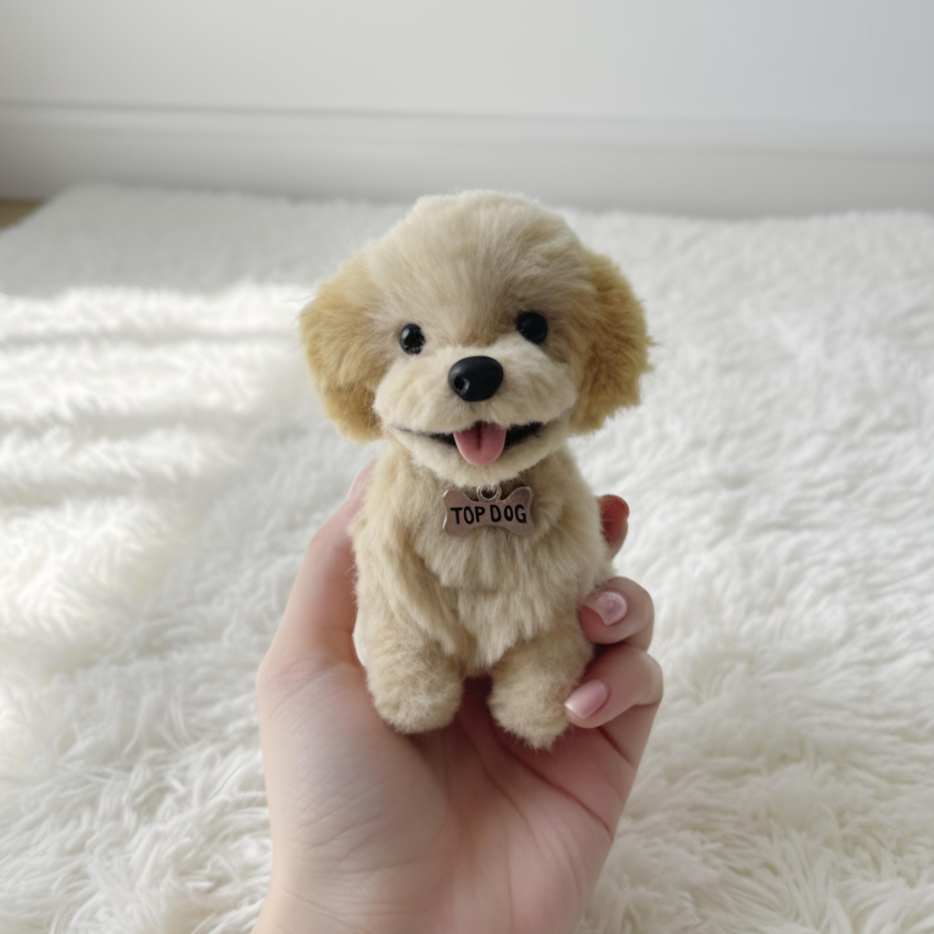 手作りゴールデンレトリバーミニぬいぐるみ | 犬用キーホルダー