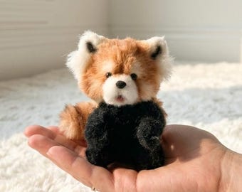 Handmade Red Panda Mini Plush | Keychain | Bag Charm | Collectible