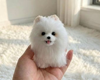 Handmade Pomeranian Mini Plush | Keychain | Bag Charm | Collectible | Dog Keepsake Gifts
