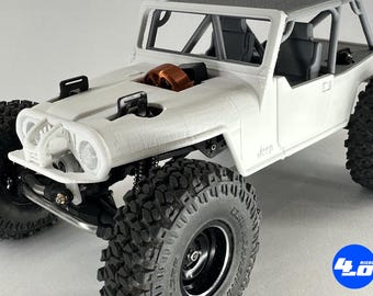 SCX24 CJ7 Jeep "Deviant" Rock Crawler Buggy Body 155mm