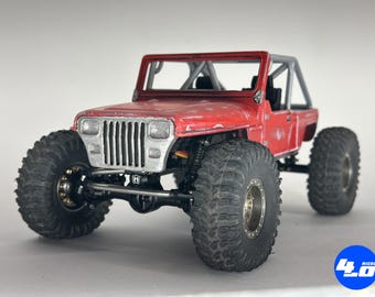 SCX24 YJ Boatside Jeep Rock Crawler Buggy Body