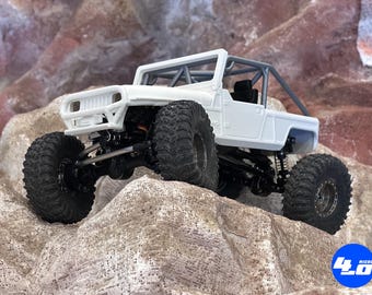 SCX24 YJ Boatside Rock Crawler Body Pro Series 155mm