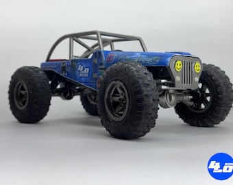 SCX24 5-Slot Hanger Chassis Crawler Body 155-165mm Wheelbase