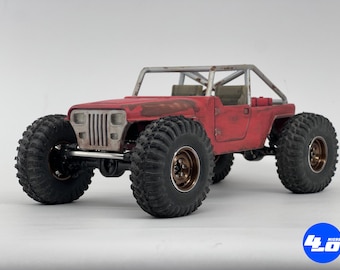 SCX24 5 Slot YJ Builder Series Crawler Body