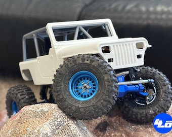SCX24 YJ Trail Rig Crawler Body Pro Series 155 mm