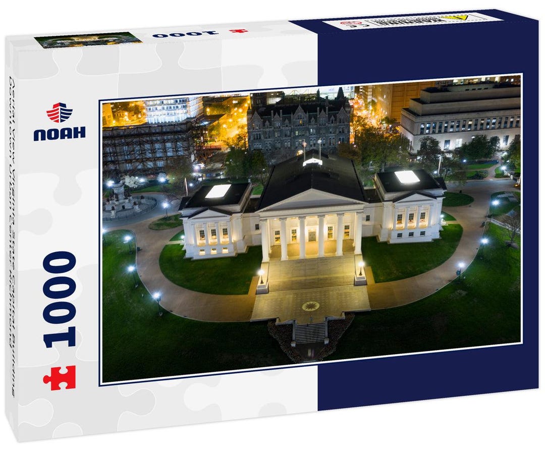 Noah Jigsaw Puzzle Aerial View Virginia State Capital Building Downtown ...