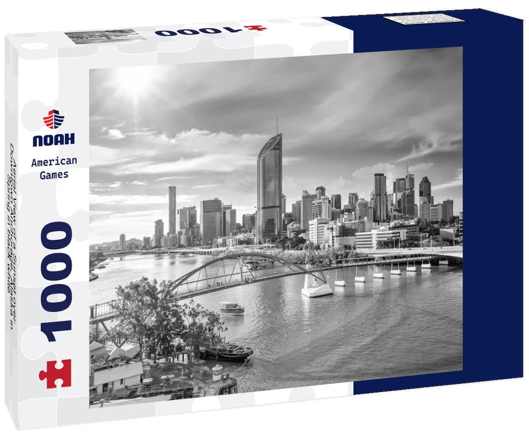 The Brisbane City Skyline And Brisbane River Are Seen At Sunset In the-brisbane-city-skyline-and-brisbane-river-are-seen-at-sunset-in