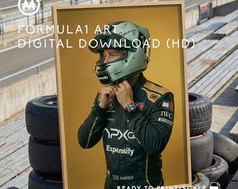 Formule 1-coureurposter | Sonny Hayes, APX GP-film (digitale download)