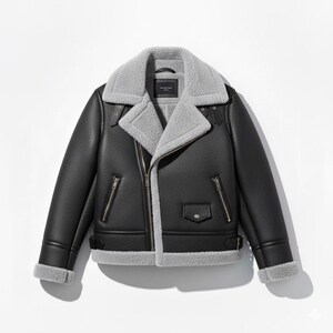 Men’s Black Shearling Aviator Jacket | Real Leather B3 Bomber Coat | Warm Pilot Flight Sheepskin Jacket