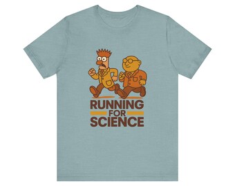 Running for Science Tee - Bunsen & Beaker Inspired Science Support Shirt