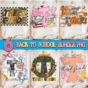 Checkered Back To School For Boys Png, Third Grade PNG, Third Grade Teacher Gift, First Day Of School Png, Third Grade Sport School Png