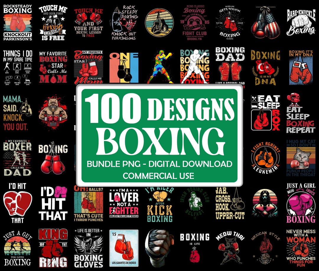 100 Designs Boxing Bundle Png, Boxing Glove Png, Boxing Art Designs ...