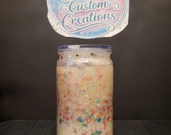 Christmas snowglobe tumbler