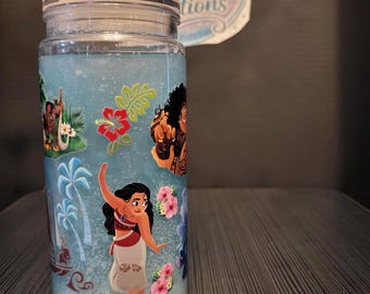 Moana sand art tumbler