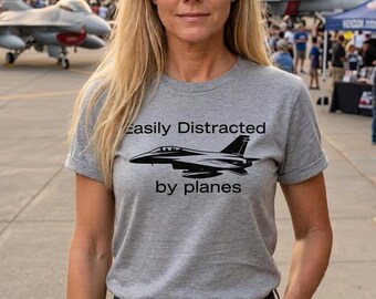 Easily Distracted By Planes Tshirt