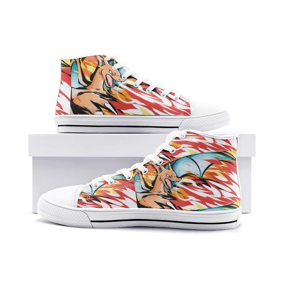 Discover Charizard Unisex High Top Canvas Shoes