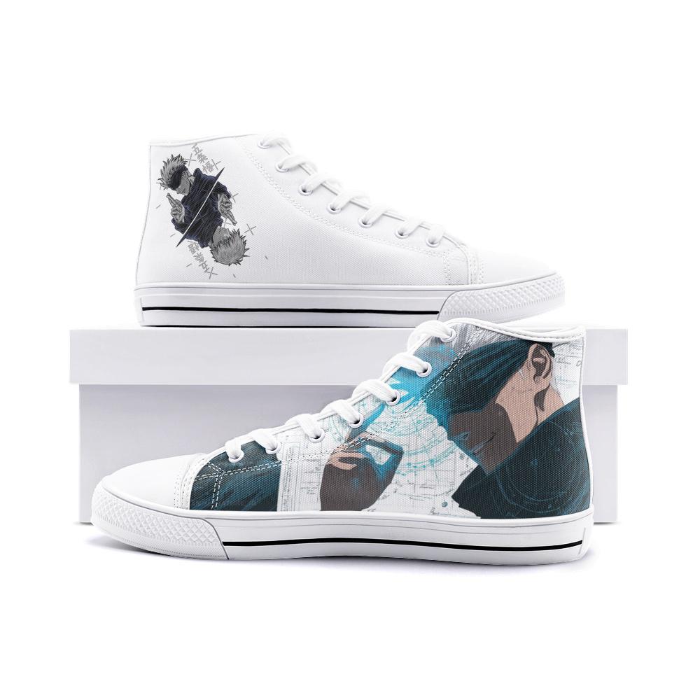 Discover Gojo Satoru Unisex High Top Canvas Shoes