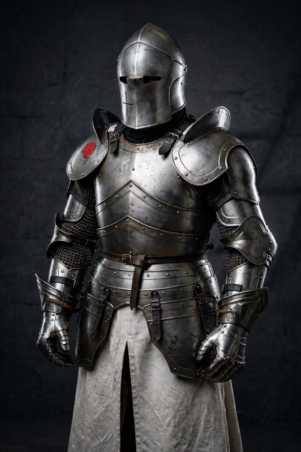Medieval Barbuta Full Body Armor Suit 18 Gauge Steel | Knight Costume ...