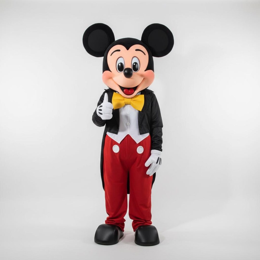 Mickey Mouse Mascot Costume | Full Body Mascot Cosplay Character Suit ...