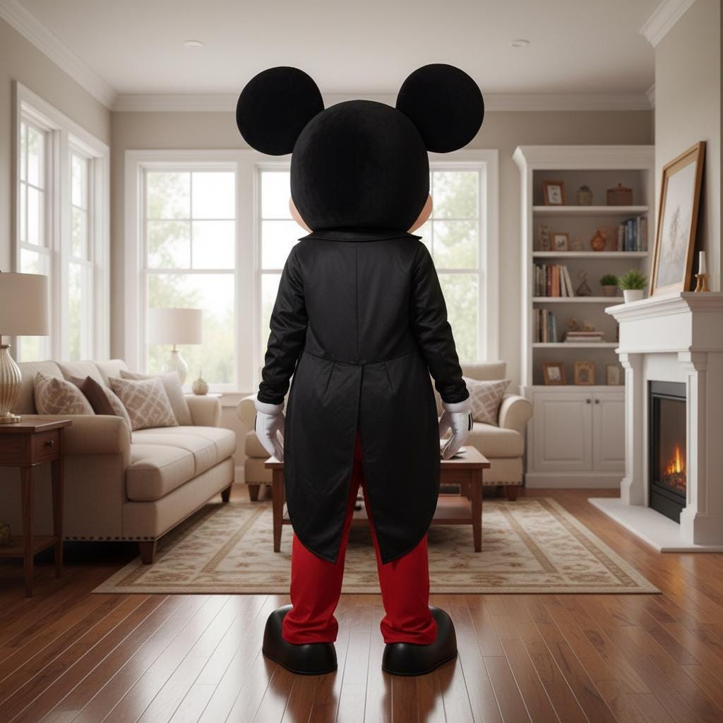 Mickey Mouse Mascot Costume | Full Body Mascot Cosplay Character Suit ...