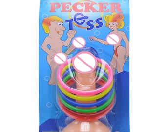 Bachelorette Party Game- Forehead Ring Toss- Bachelorette Games- Bachelorette Party Gifts To Get a Laugh- Girls Night Games- Hen Party Favor