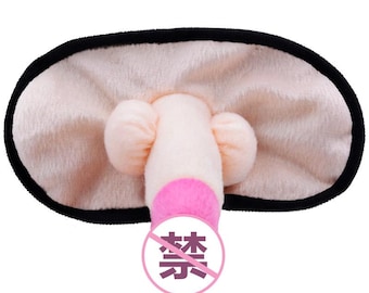 Masque de sommeil pour pénis : Cadeaux d'enterrement de vie de jeune fille ou de jeune garçon et masque pour les yeux parodique