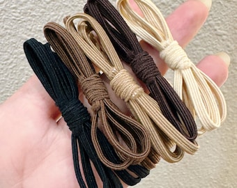 Woven Bow Hair Tie – Boho Ponytail Elastics