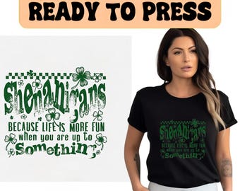 DTF Transfer Print | St Patrick Design Ready To Press