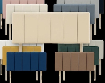 Plush Fabric Padded Headboard: Upholstered Divan Bed Furniture