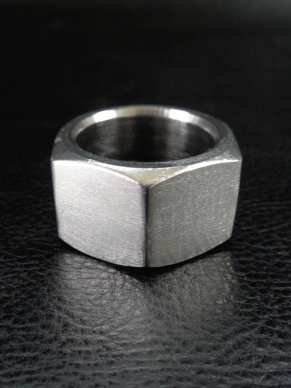 unisex stainless steel rings